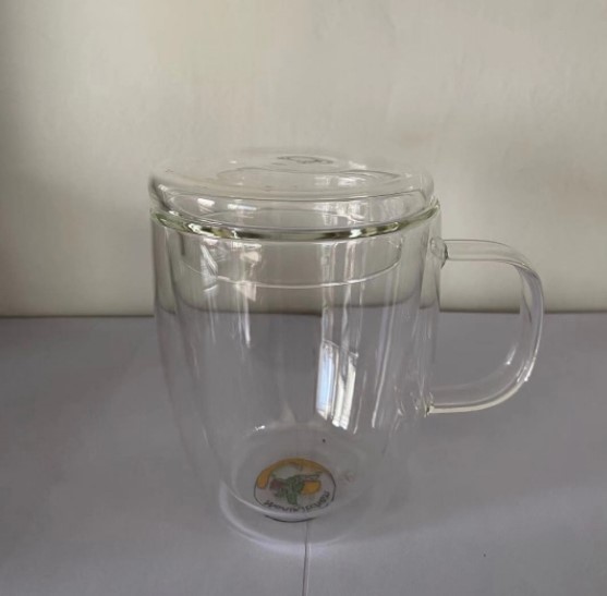 LeTho Glass Mug with Handle & No Handle (2) Set - Manikitchen - The best  online tea store in the USA