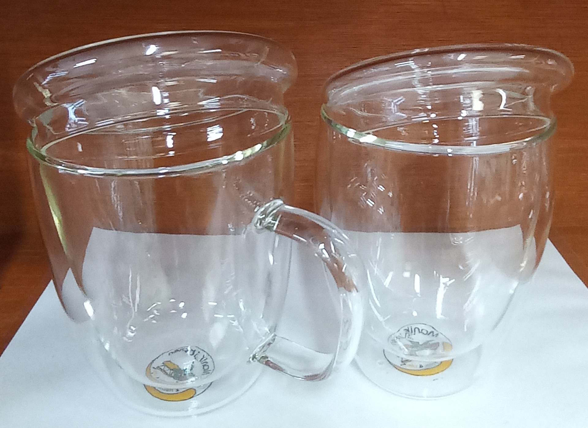 LeTho Glass Mug with Handle & No Handle (2) Set - Manikitchen - The best  online tea store in the USA